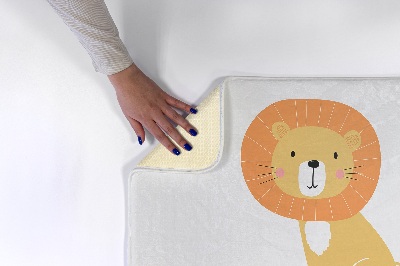 Tapis Impression de lion