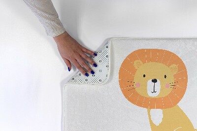 Tapis Impression de lion