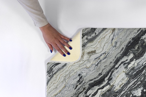 Tapis Motif marbré dans les tons gris