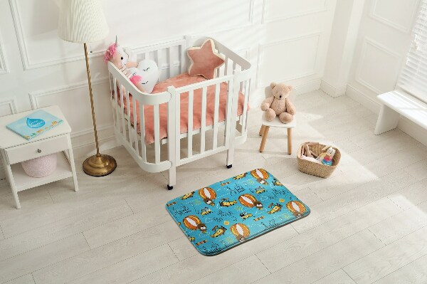 Tapis Ours en peluche dans un ballon pour enfants