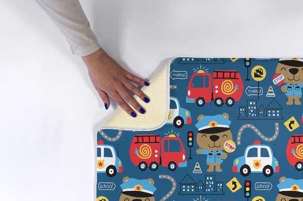 Tapis Ourson policier pour enfants