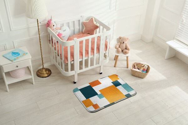 Tapis Carrés de couleur