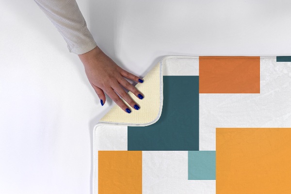 Tapis Carrés de couleur