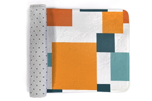 Tapis Carrés de couleur
