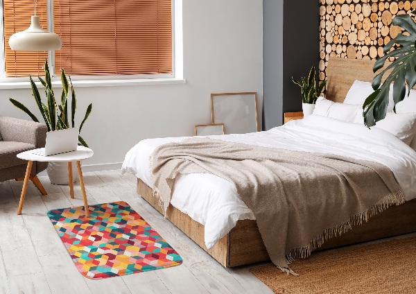Tapis Motifs géométriques colorés