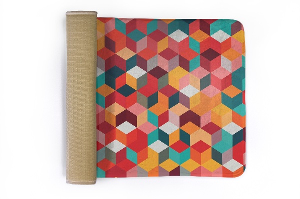 Tapis Motifs géométriques colorés