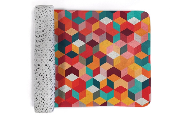 Tapis Motifs géométriques colorés