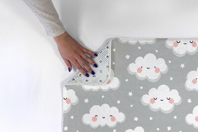 Tapis Nuages avec étoiles