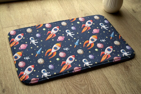 Tapis Planète et fusées d'astronautes