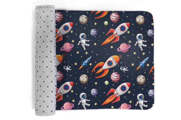 Tapis Planète et fusées d'astronautes