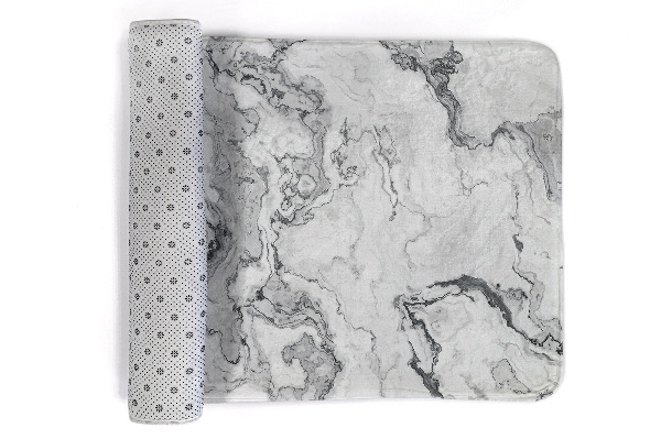 Tapis Motif marbré avec des veines grises