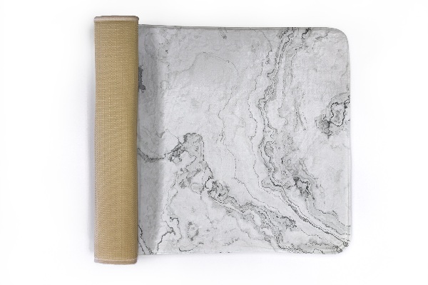 Tapis Motif marbré gris