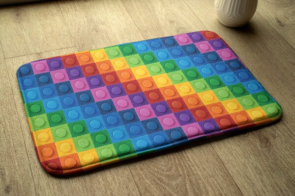 Tapis Blocs LEGO colorés