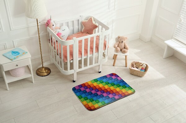 Tapis Blocs LEGO colorés