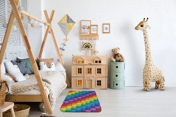 Tapis Blocs LEGO colorés