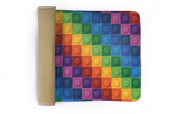 Tapis Blocs LEGO colorés