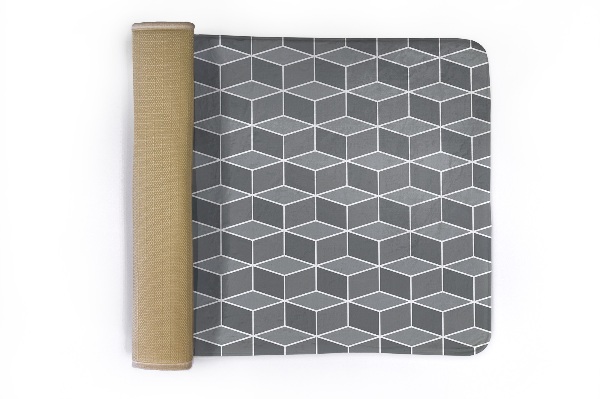 Tapis Motif géométrique avec des cubes