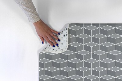 Tapis Motif géométrique avec des cubes