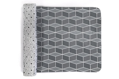 Tapis Motif géométrique avec des cubes