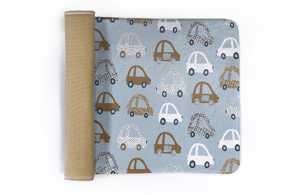 Tapis Voitures sur un motif