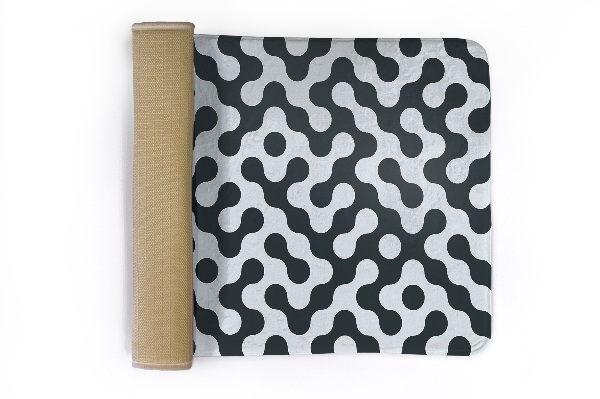Tapis Motif abstrait avec des points et des lignes