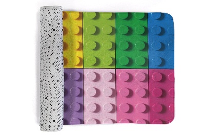 Tapis Blocs colorés semblables à des LEGO