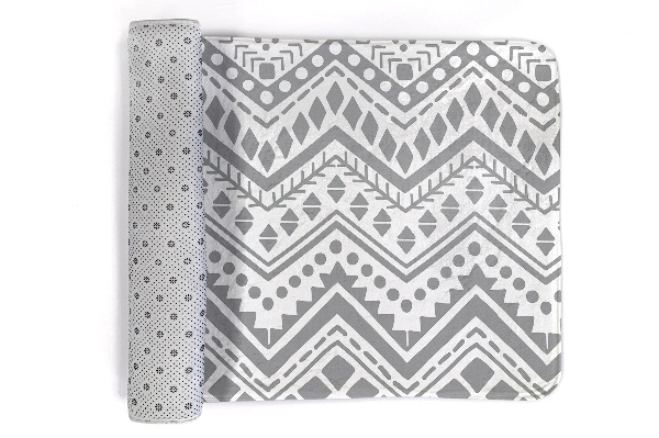 Tapis Motif en zigzag avec des formes géométriques