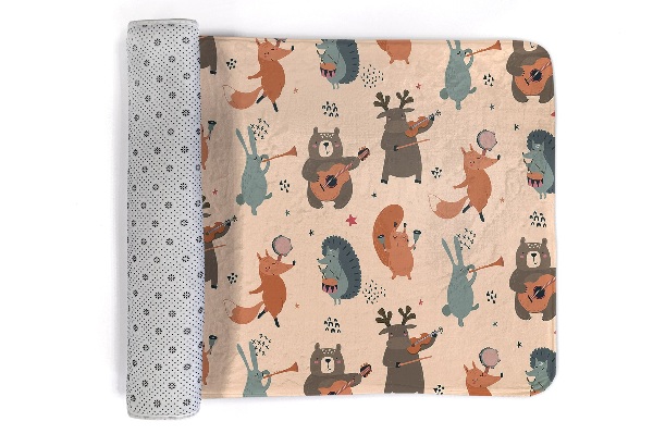 Tapis Animaux avec instruments