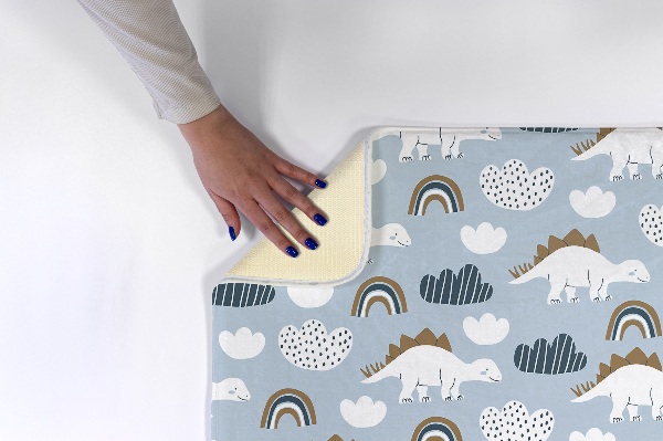Tapis Dinosaures et nuages