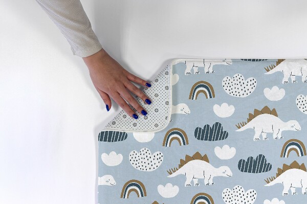 Tapis Dinosaures et nuages