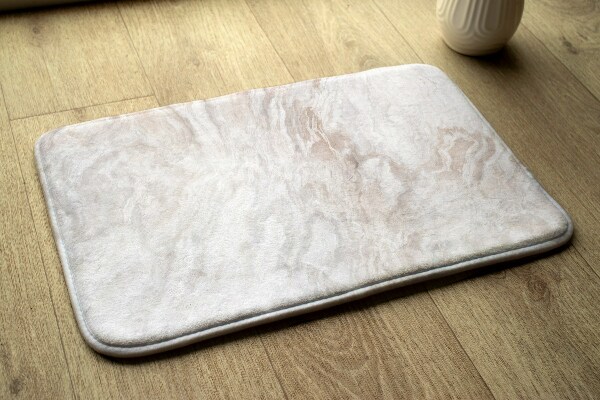 Tapis Imitation marbre dans les tons de beige