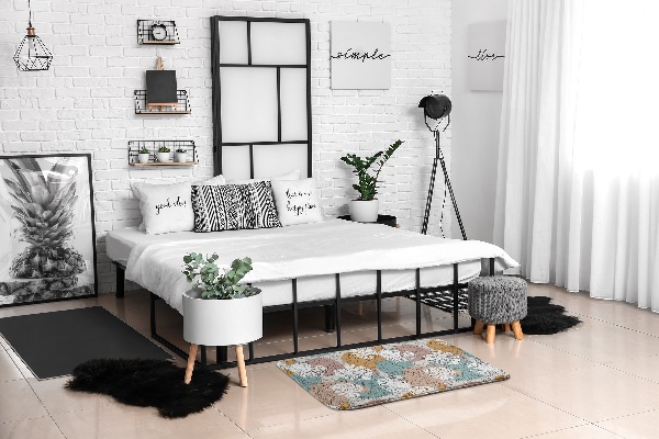 Tapis Animaux et plantes de la forêt.