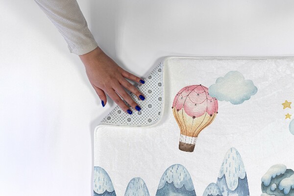 Tapis Ballons au-dessus de montagnes