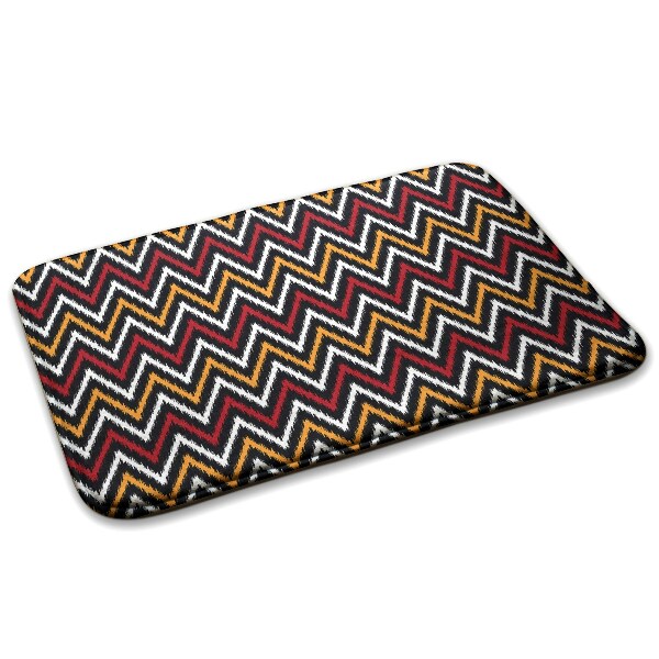 Tapis Motif de tissu en zigzag