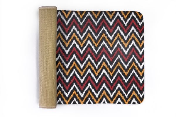 Tapis Motif de tissu en zigzag
