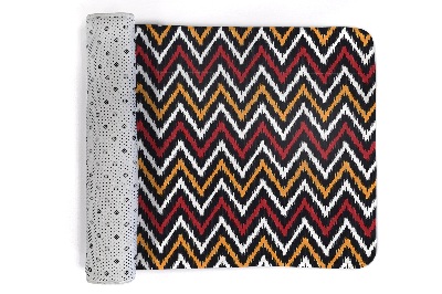 Tapis Motif de tissu en zigzag