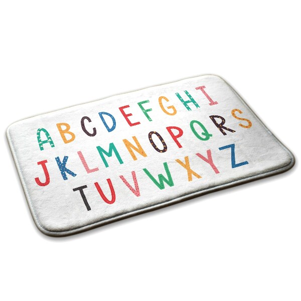 Tapis Alphabet coloré