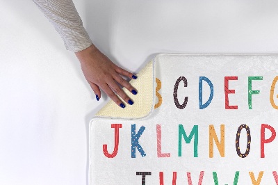 Tapis Alphabet coloré