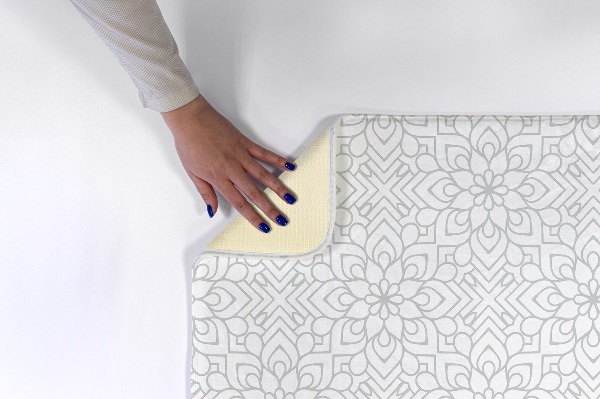 Tapis Motif floral géométrique