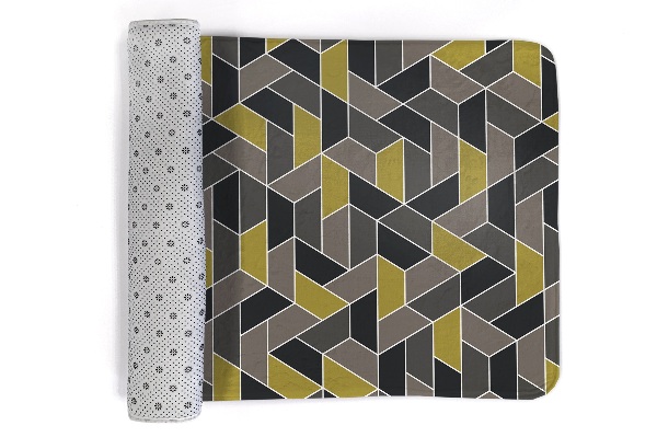 Tapis Motif géométrique avec losanges colorés