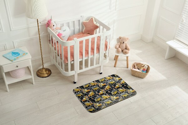 Tapis Motif de véhicules de construction