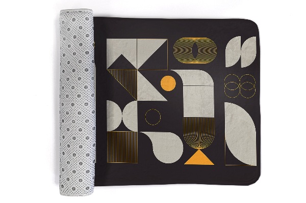 Tapis Formes et lignes géométriques abstraites