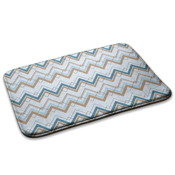 Tapis Motif en zigzag dans des couleurs pastel