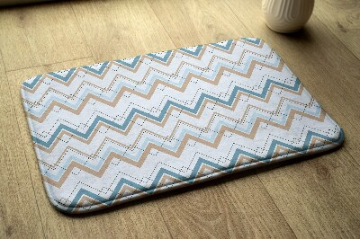 Tapis Motif en zigzag dans des couleurs pastel