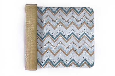 Tapis Motif en zigzag dans des couleurs pastel