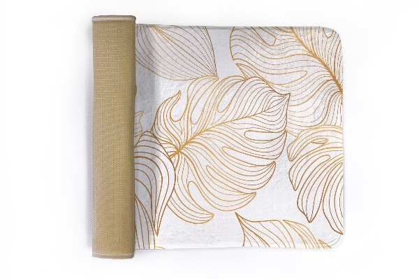 Tapis Feuilles en contour
