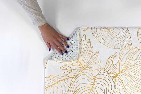 Tapis Feuilles en contour