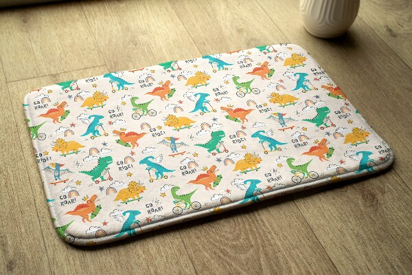 Tapis Dinosaures sur des véhicules