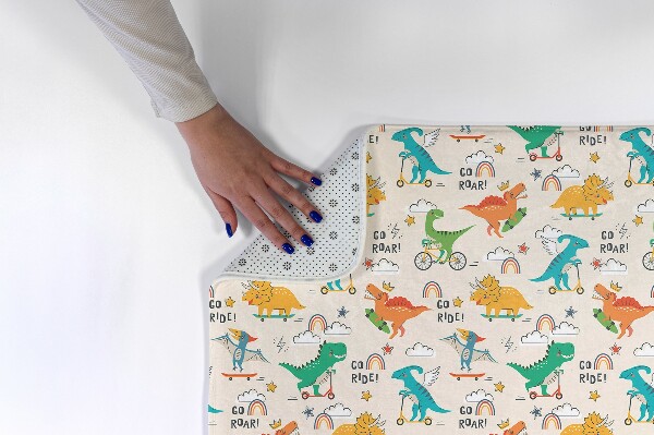 Tapis Dinosaures sur des véhicules