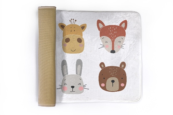 Tapis Visages d'animaux